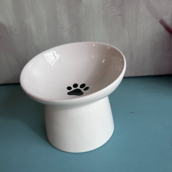 NWOT Teacup's Diner Raised Stress Free Small Dog Food Bowl Pedestal UNUSED - Picture 4 of 9